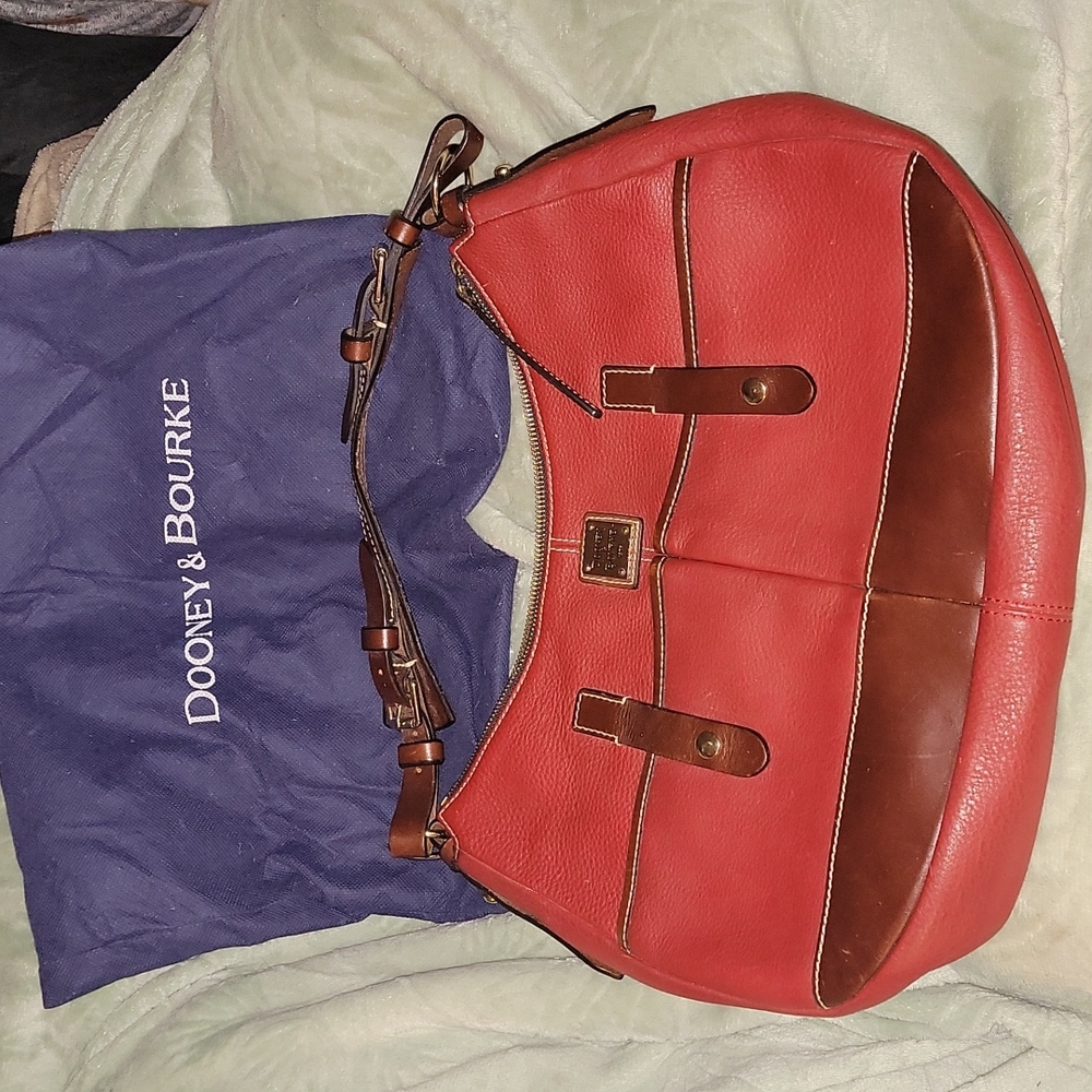 Dooney & Bourke Pebble Leather Small Safari Bag
